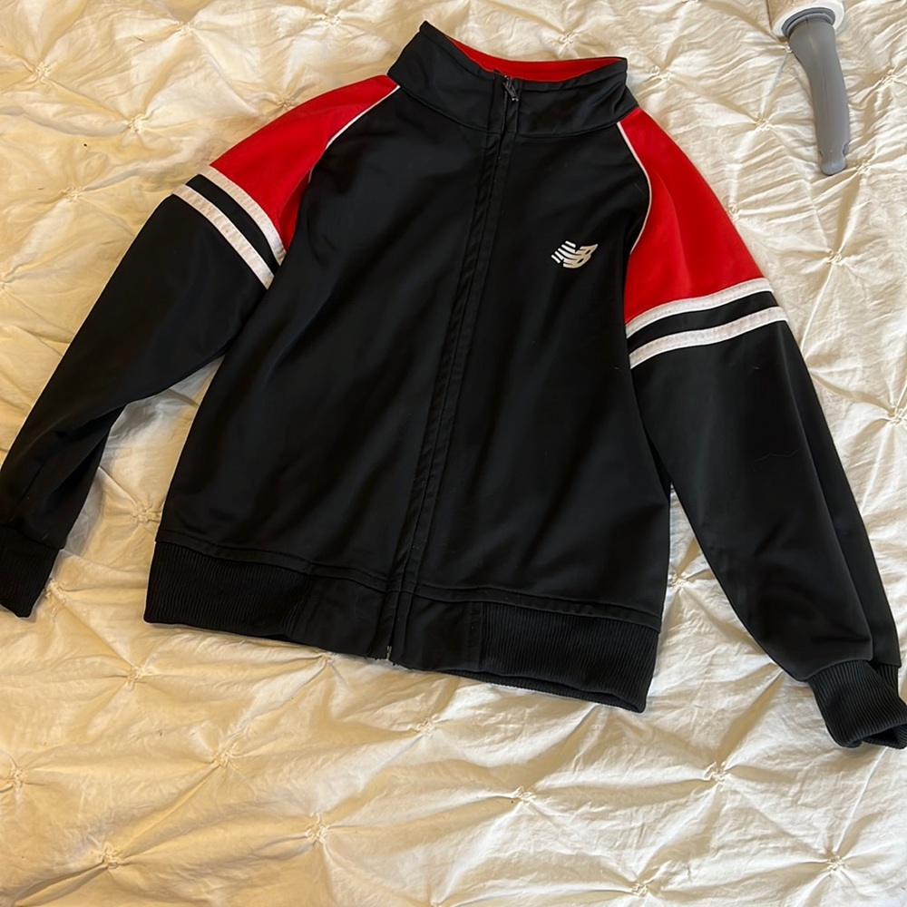 Boys new balance zipper jacket